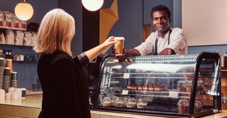 Black man owns a coffee shop