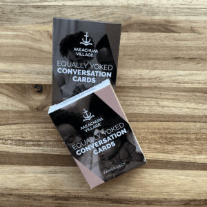 Meachum village conversation cards about family and cards about faith